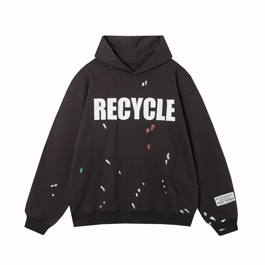 GALLERY DEPT. Autumn new hooded sweatshirt Style number: D3077P210 Color: Gray green Size: S M L XL